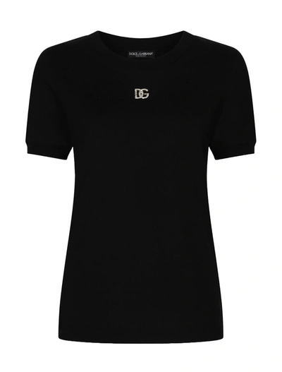 Shop Dolce & Gabbana T-shirts And Polos Black