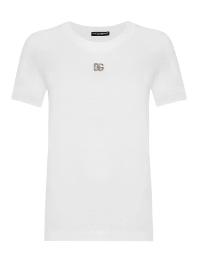 Shop Dolce & Gabbana T-shirts And Polos White