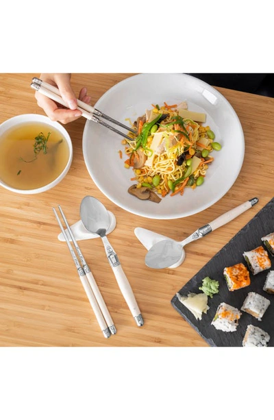 French Home 16-piece Chopstick Set In Faux Ivory