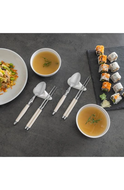 French Home 16-piece Chopstick Set In Faux Ivory