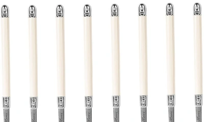 Shop French Home 16-piece Chopstick Set In Faux Ivory