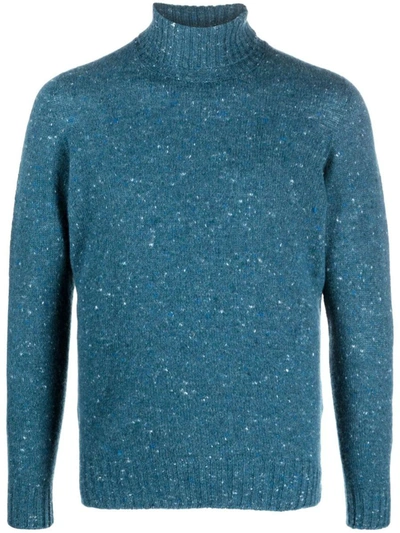 Shop Drumohr Sweaters Avion Blue