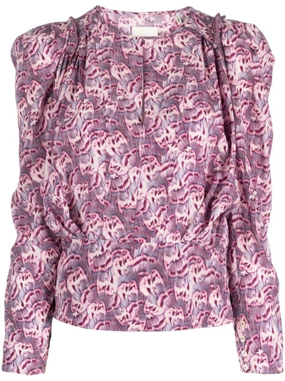 Shop Isabel Marant Sweaters In Mauve