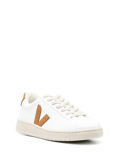 Shop Veja Sneakers In White_camel