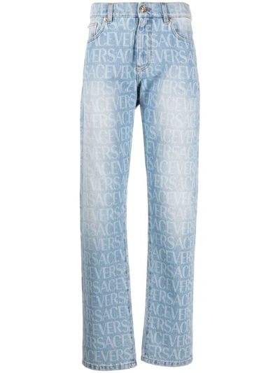 Shop Versace Jeans In 1d380-light Blue