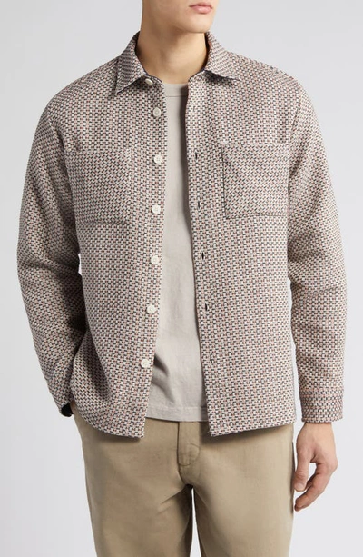 Shop Wax London Whiting Button-up Shirt In Rust Multi