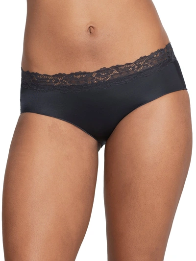 Shop Camio Mio Women's Shine Hipster With Lace In Black