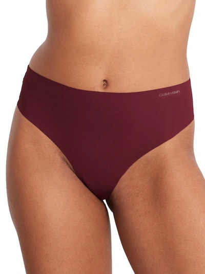 Shop Calvin Klein Women's Invisibles High-waist Thong In Multi