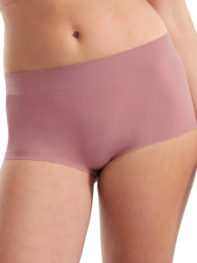 Shop Bare Women's The Flex Fit Brushed Boyshort In Pink