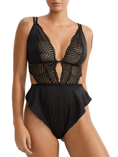 Shop Scantilly By Curvy Kate Women's After Hours Teddy In Black