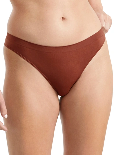 Shop Bare Women's The Easy Everyday Seamless Thong In Brown