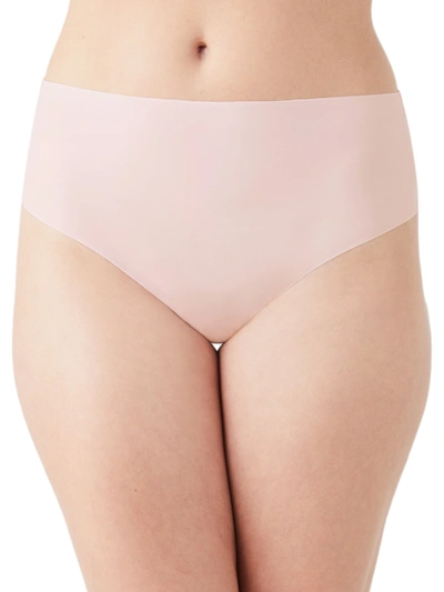 B.tempt'd By Wacoal B.bare High-waist Thong In Pink