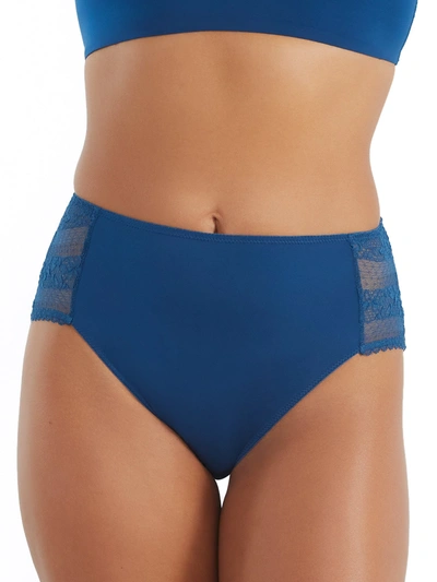 Shop Bare Women's The Everyday Lace Hi-cut Brief In Blue