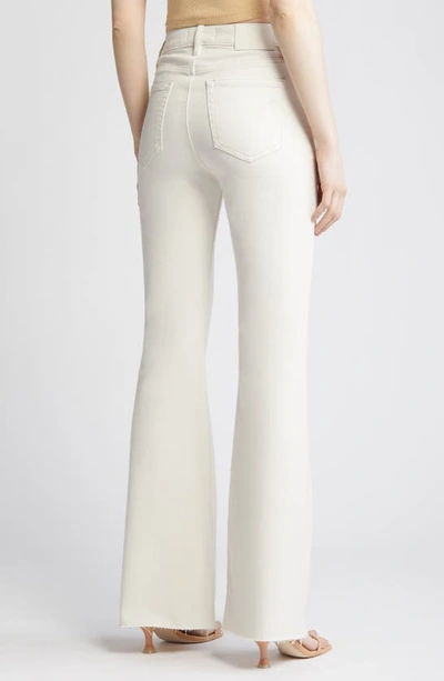 Hidden Jeans Sea Salt Clean Cut High Waist Flare Jeans In White