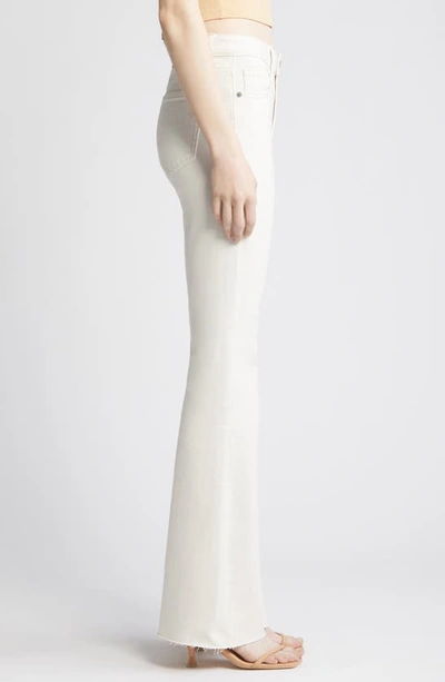 Hidden Jeans Sea Salt Clean Cut High Waist Flare Jeans In White