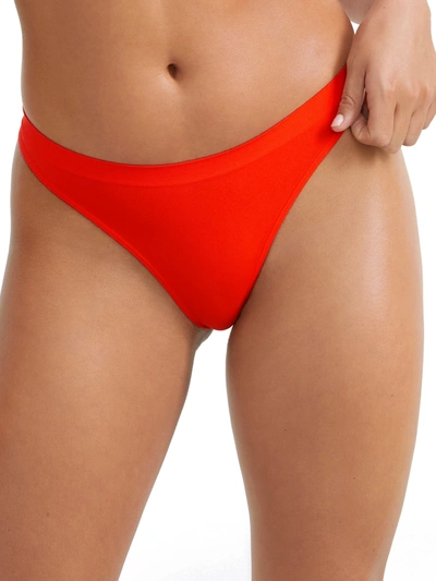 Shop Bare Women's The Easy Everyday Seamless Thong In Red