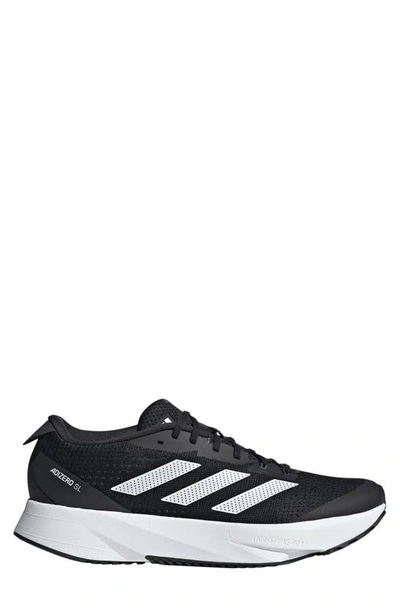 Shop Adidas Originals Adizero Sl Running Shoe In Core Black/ White/ Carbon