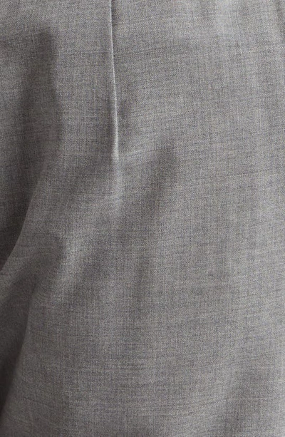 Eleventy Drawstring Waist Stretch Virgin Wool Pants In Light Grey