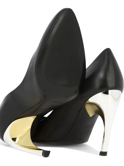 Shop Alexander Mcqueen "armadillo" Pumps In Black