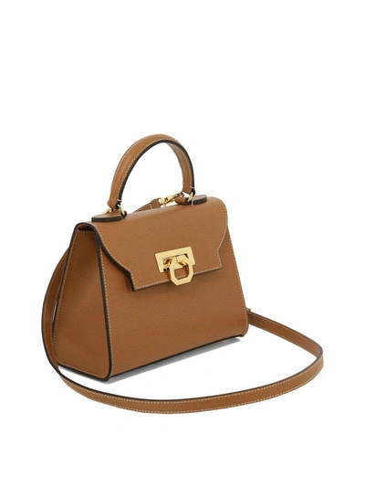Shop Carbotti "erika" Handbag In Brown