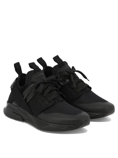 Shop Tom Ford "jago" Sneakers In Black
