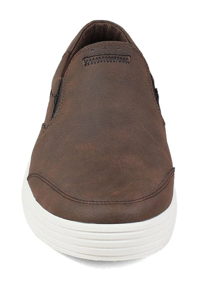 Nunn Bush Men's Kore City Walk Slip-on Sneakers In Brown