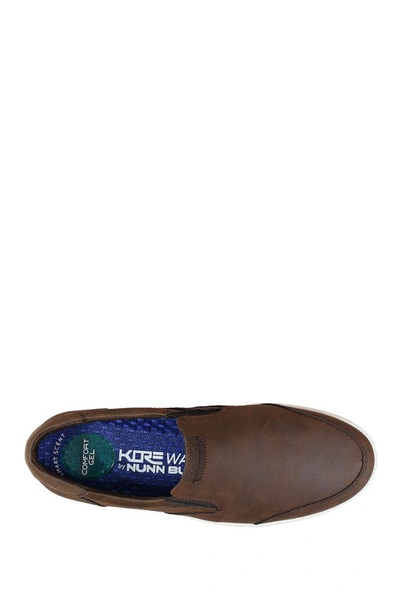 Nunn Bush Men's Kore City Walk Slip-on Sneakers In Brown