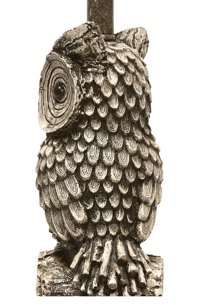 Shop Lalia Home Owl Table Lamp In Brown/ Green