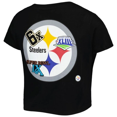 Shop New Era Black Pittsburgh Steelers Historic Champs T-shirt