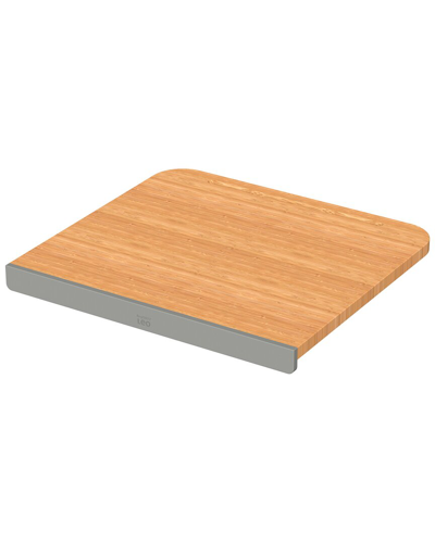 Shop Berghoff Leo Bamboo Rectangular Cutting Board/tablet Stand In Grey