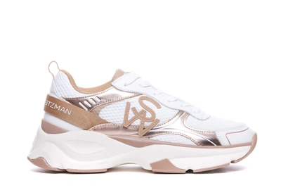 Stuart Weitzman Multicolor Sneakers With Logo Embroidery On The Side And Logo Patch On The Heel In White