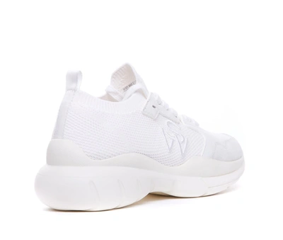 Shop Stuart Weitzman Sneakers In White