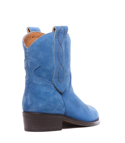 Shop Via Roma 15 Boots In Blue