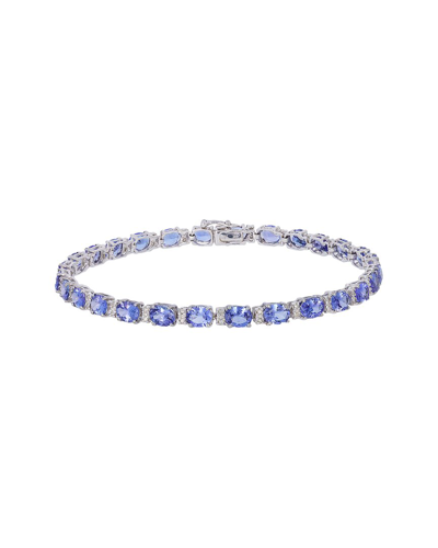 Shop Effy Fine Jewelry 14k 9.41 Ct. Tw. Diamond & Tanzanite                                   Bracelet