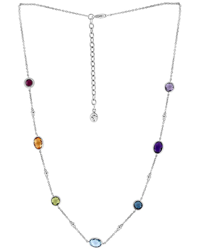 Shop Effy Fine Jewelry Silver 4.90 Ct. Tw. Gemstone Necklace