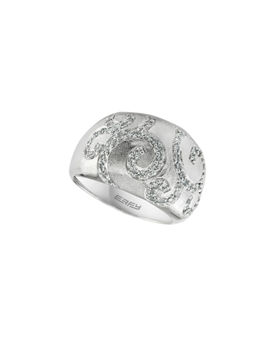 Shop Effy Fine Jewelry Silver 0.34 Ct. Tw. Diamond Ring