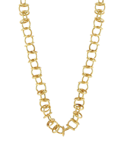 Shop Tiffany & Co . 18k Diamond Link Necklace (authentic )