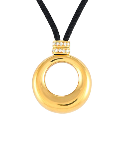 Shop Chaumet 18k Diamond Cord Necklace (authentic )