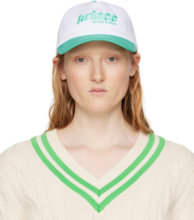 Shop Sporty And Rich White Prince Sporty Cap