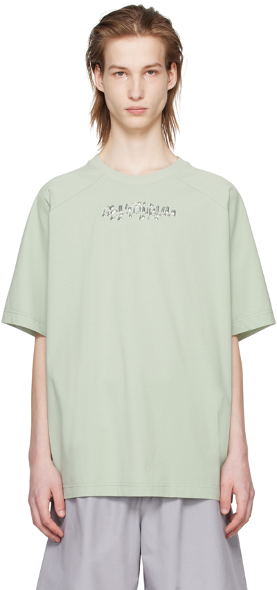 Shop A. A. Spectrum Green Radial T-shirt In Fresh Mint