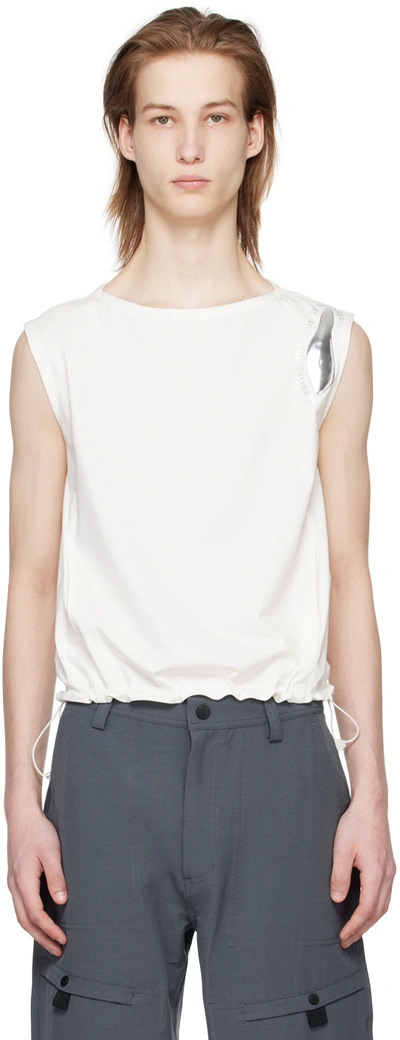 Shop A. A. Spectrum White Neo Tank Top In Optic White