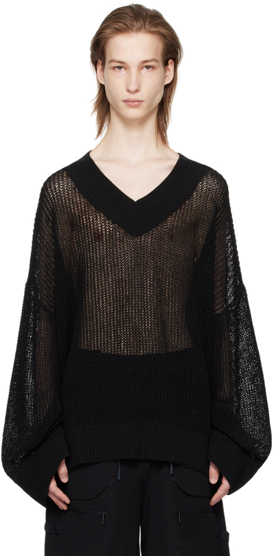 Shop A. A. Spectrum Black Century Sweater In Black Rock