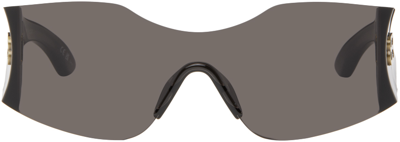 Shop Balenciaga Gray Bb0292s Sunglasses In Grey-grey-grey