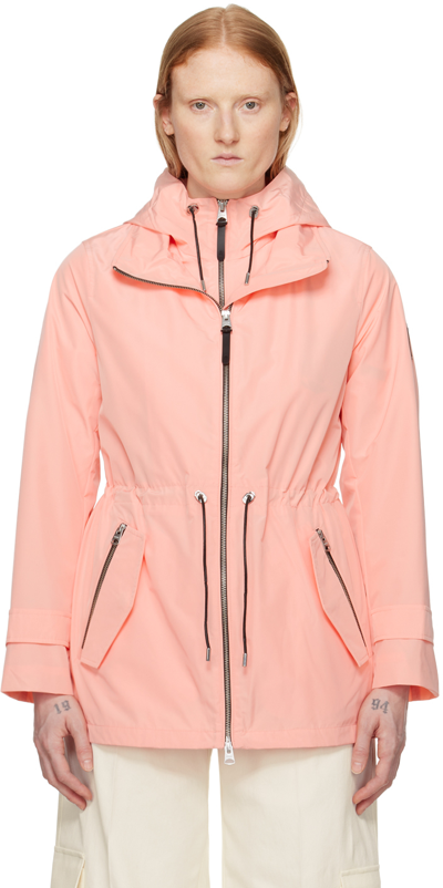 Shop Mackage Pink Melany Jacket In Guava