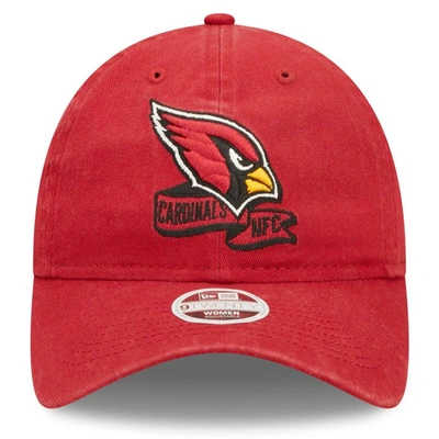 Shop New Era Cardinal Arizona Cardinals 2022 Sideline Adjustable 9twenty Hat