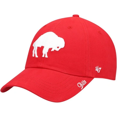 Shop 47 ' Red Buffalo Bills Miata Clean Up Legacy Adjustable Hat