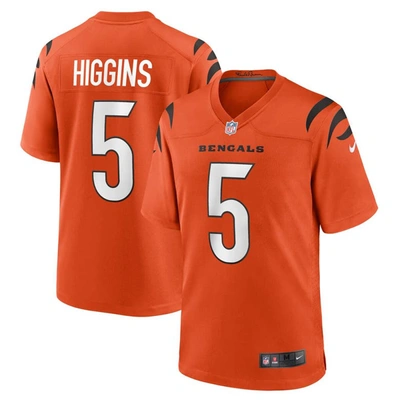 Shop Nike Tee Higgins Orange Cincinnati Bengals Alternate Game Player Jersey