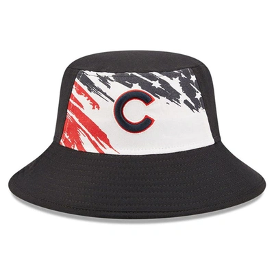 Shop New Era Navy Chicago Cubs 2022 4th Of July Bucket Hat