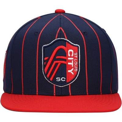 Shop Mitchell & Ness Navy St. Louis City Sc Team Pin Snapback Hat