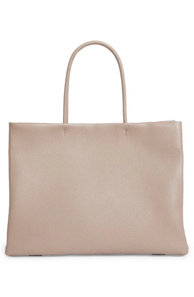 Shop Tom Ford Large Alix Grained Leather Tote In 006 Silk Taupe